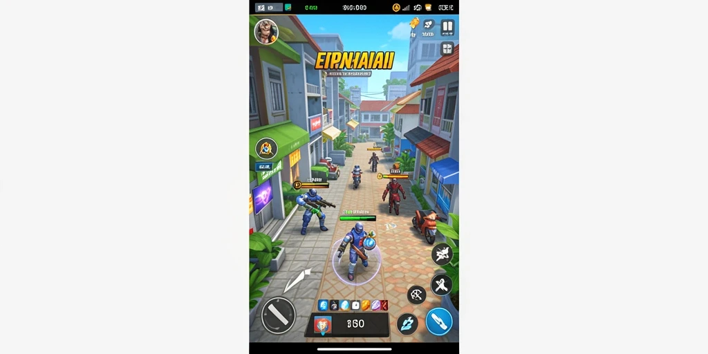 Screenshot dari mode multiplayer dengan teman-teman.