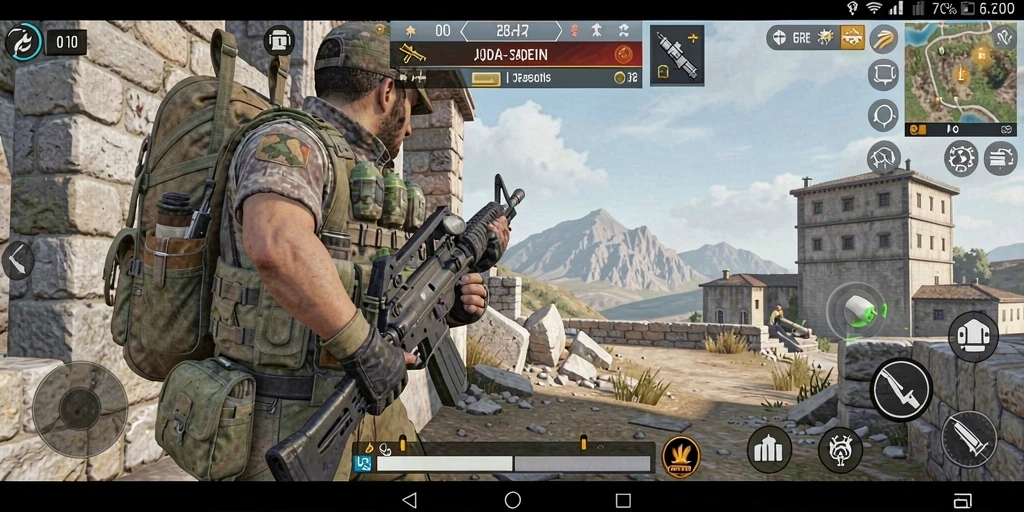 Momen seru dalam permainan multiplayer dengan teman-teman.