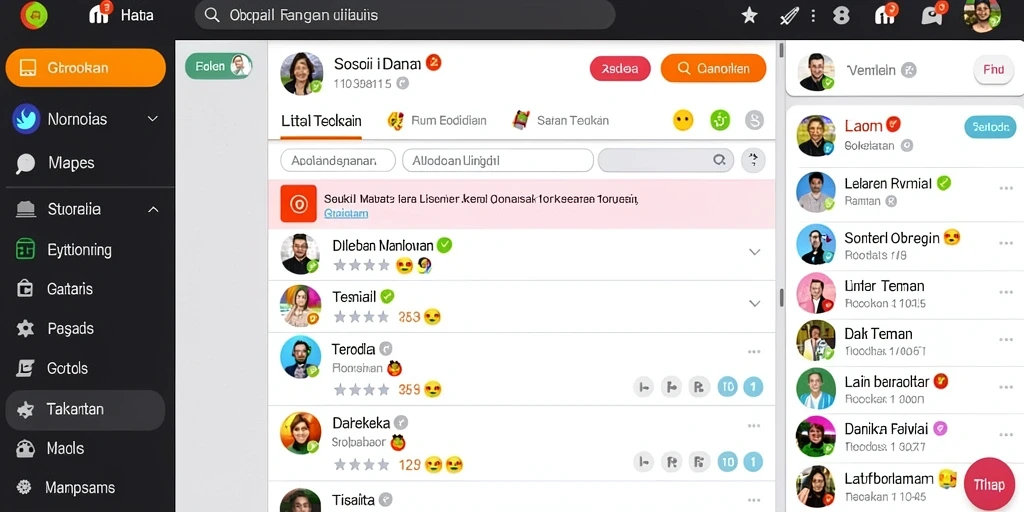 Tangkapan layar memperlihatkan interaksi multiplayer yang seru.
